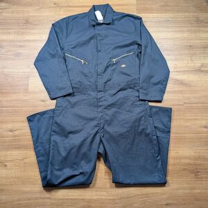 Dickies Deluxe Coveralls XL Regular Blue Long Sleeve Workwear NWT